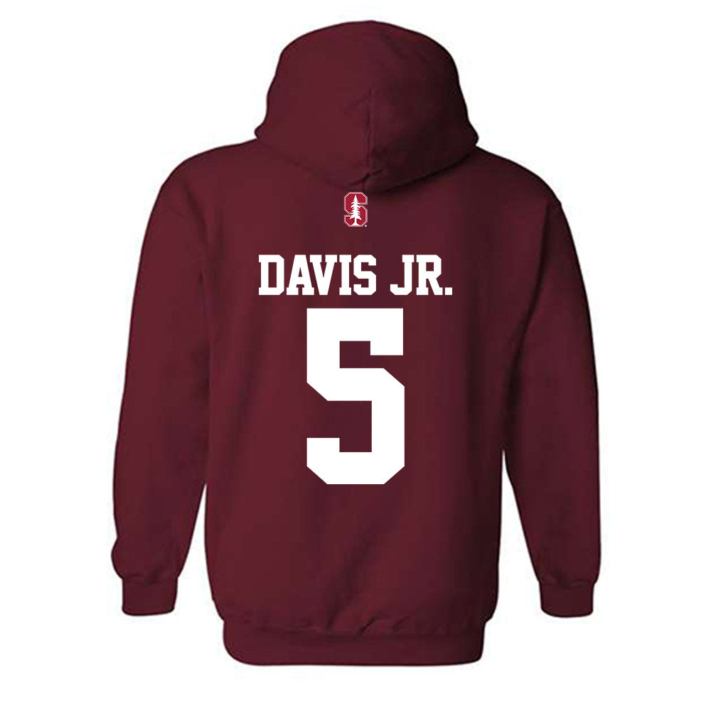Stanford - NCAA Football : Chris Davis Jr. - Classic Shersey Hooded Sweatshirt-1