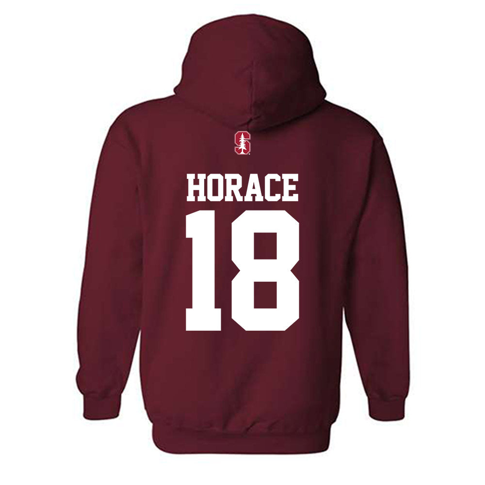 Stanford - NCAA Football : Langdon Horace - Classic Shersey Hooded Sweatshirt-1