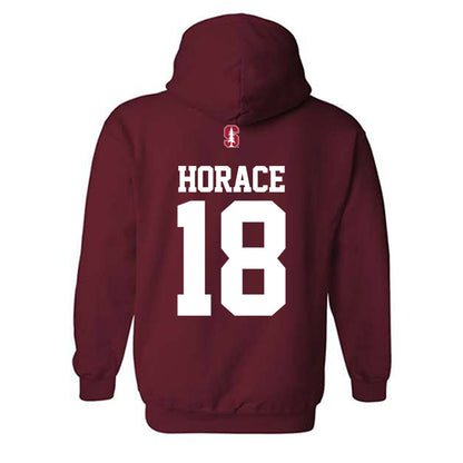 Stanford - NCAA Football : Langdon Horace - Classic Shersey Hooded Sweatshirt-1