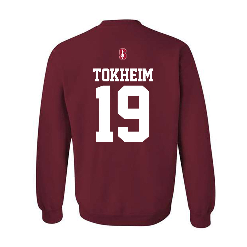 Stanford - NCAA Baseball : Teddy Tokheim - Classic Shersey Crewneck Sweatshirt-1