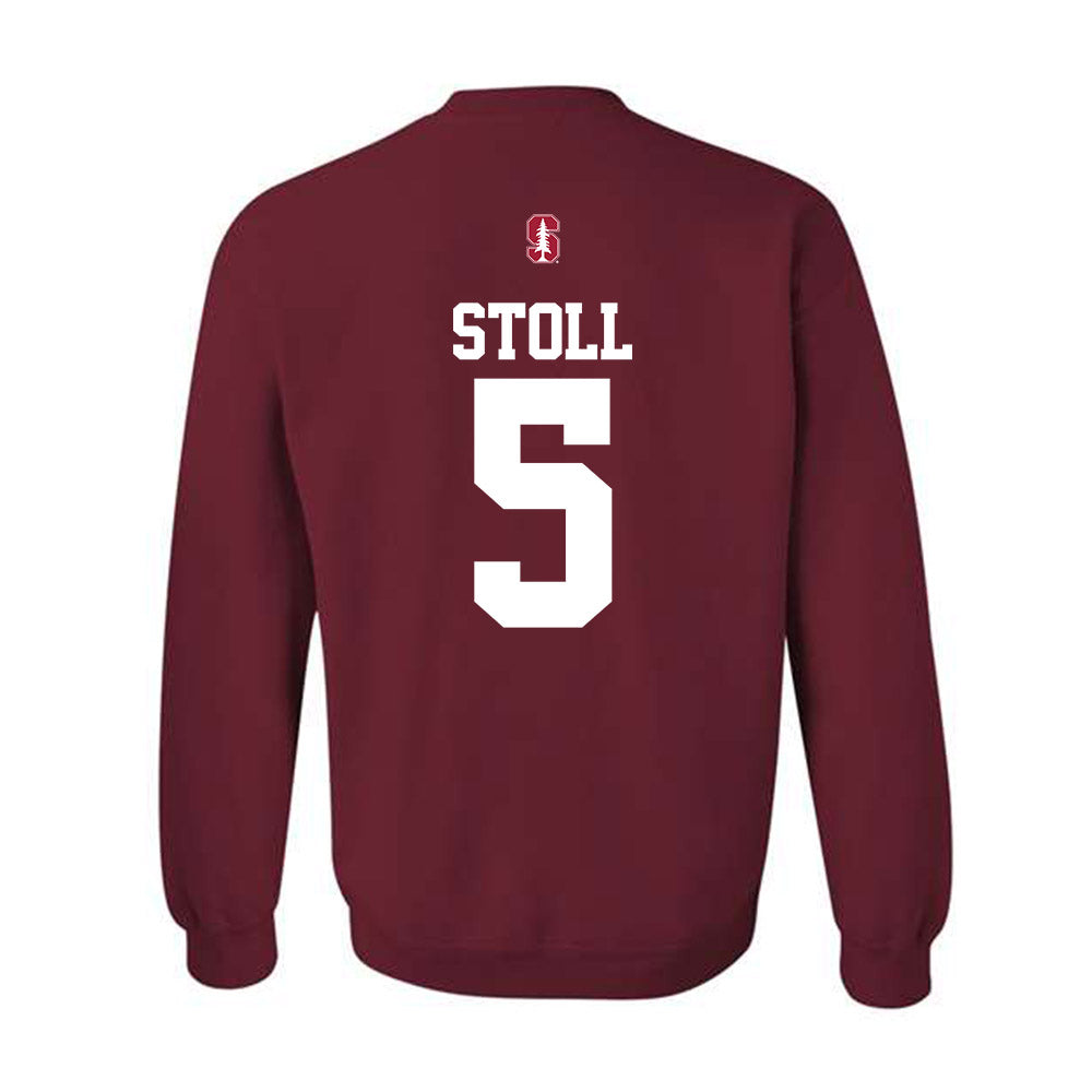 Stanford - NCAA Baseball : Nolan Stoll - Classic Shersey Crewneck Sweatshirt-1