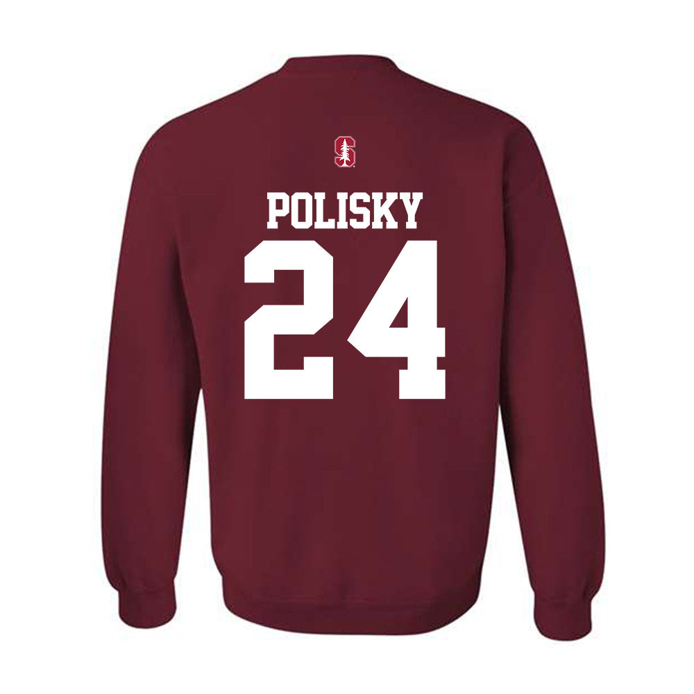 Stanford - NCAA Women's Lacrosse : Aliya Polisky - Classic Shersey Crewneck Sweatshirt-1