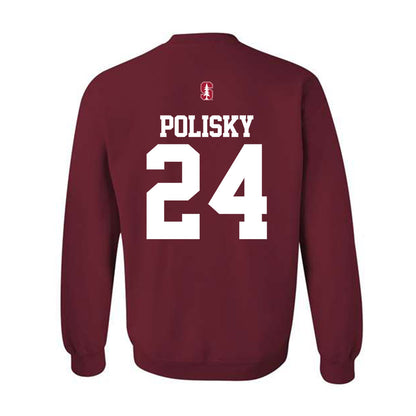 Stanford - NCAA Women's Lacrosse : Aliya Polisky - Classic Shersey Crewneck Sweatshirt-1