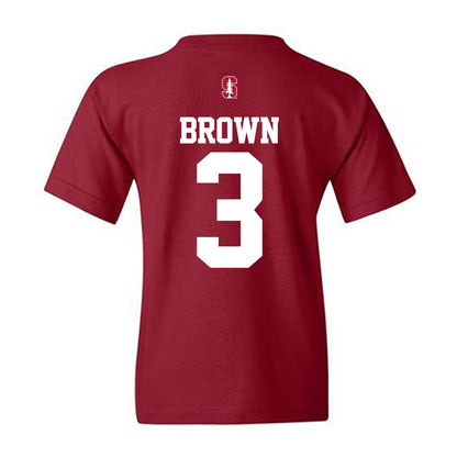 Stanford - NCAA Football : Marcus Brown - Classic Shersey Youth T-Shirt-1