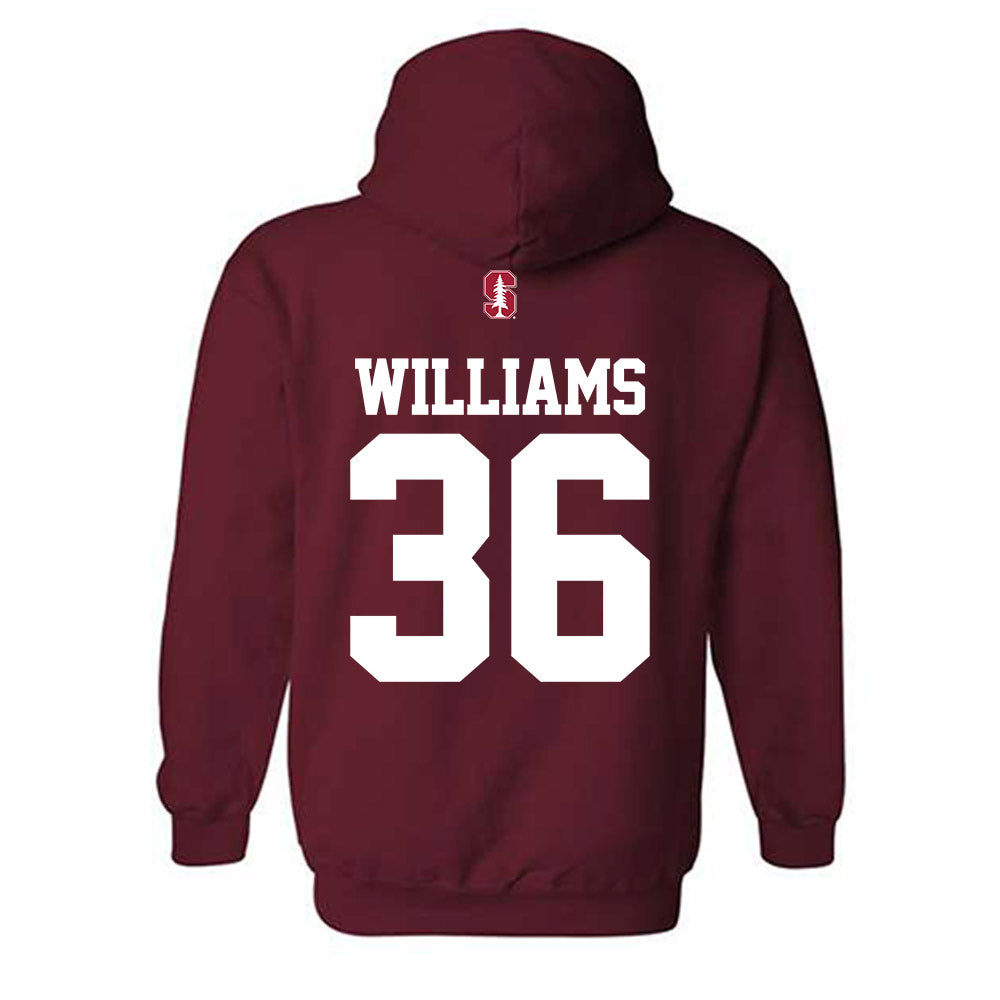 Stanford - NCAA Football : Tre Williams - Classic Shersey Hooded Sweatshirt-1