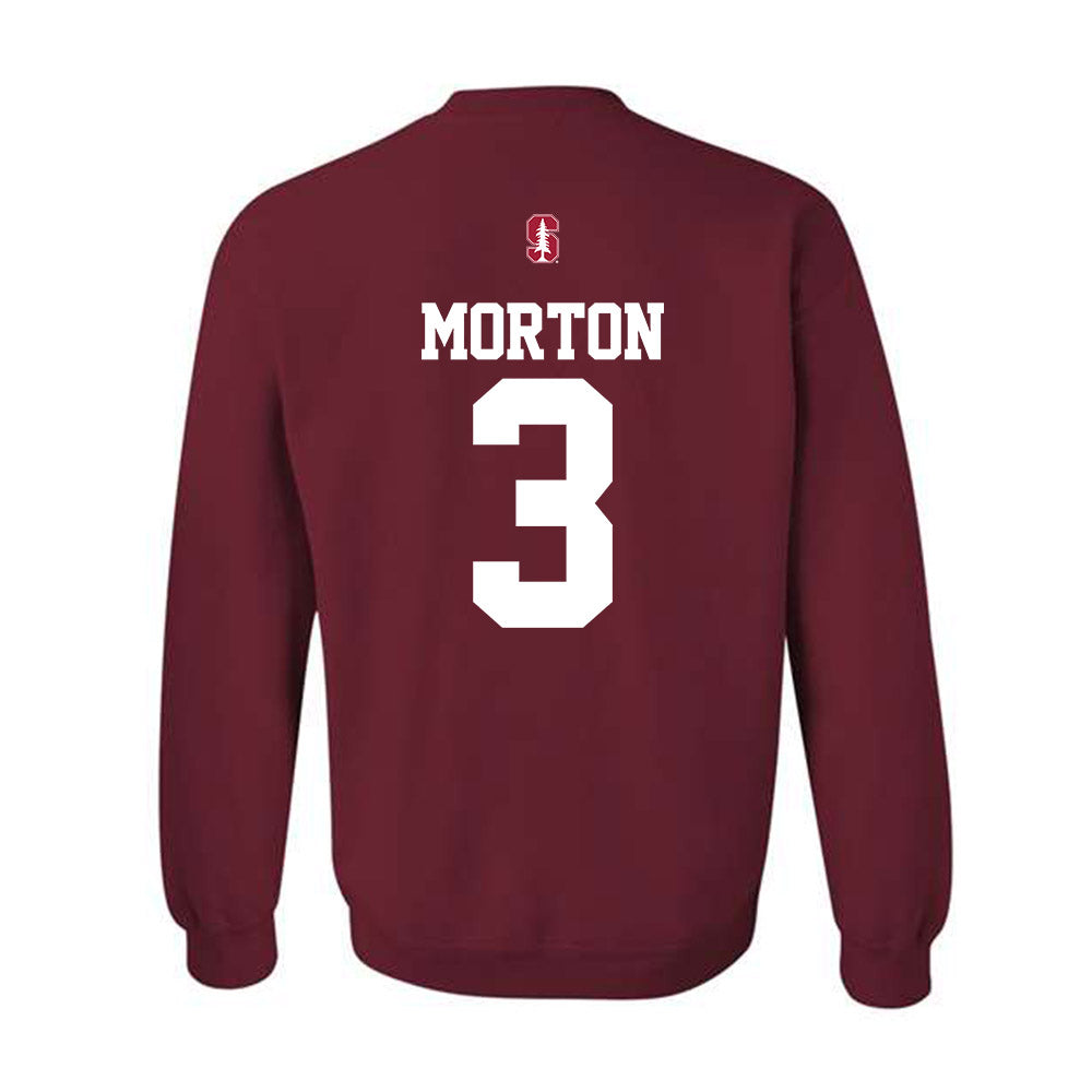 Stanford - NCAA Women's Lacrosse : Ella Morton - Classic Shersey Crewneck Sweatshirt-1