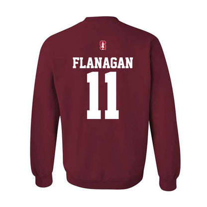 Stanford - NCAA Women's Lacrosse : Mae Flanagan - Classic Shersey Crewneck Sweatshirt-1