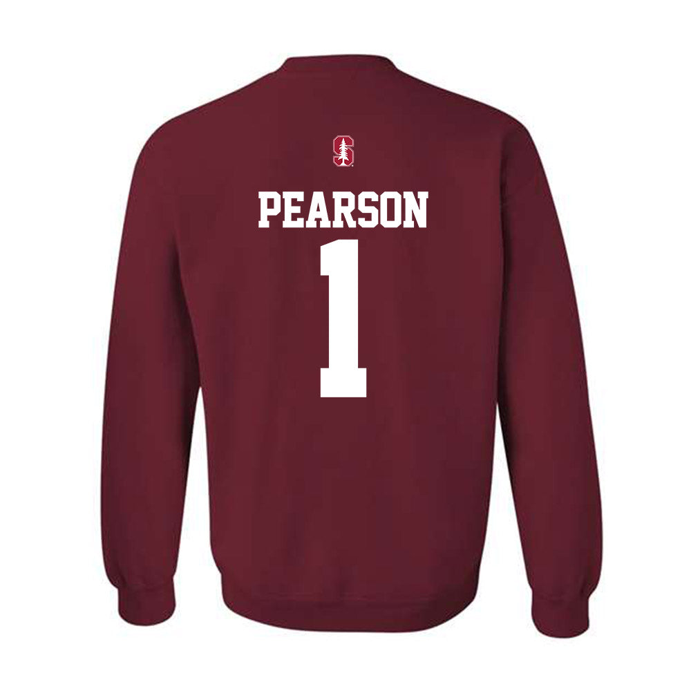 Stanford - NCAA Women's Lacrosse : Lucy Pearson - Classic Shersey Crewneck Sweatshirt-1