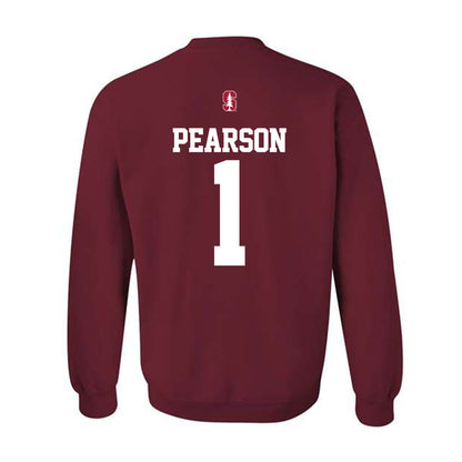 Stanford - NCAA Women's Lacrosse : Lucy Pearson - Classic Shersey Crewneck Sweatshirt-1