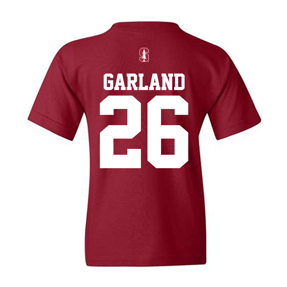 Stanford - NCAA Football : Chris Garland - Classic Shersey Youth T-Shirt-1