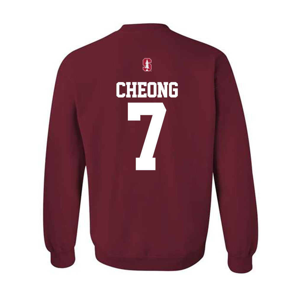 Stanford - NCAA Baseball : Philip Cheong - Classic Shersey Crewneck Sweatshirt-1