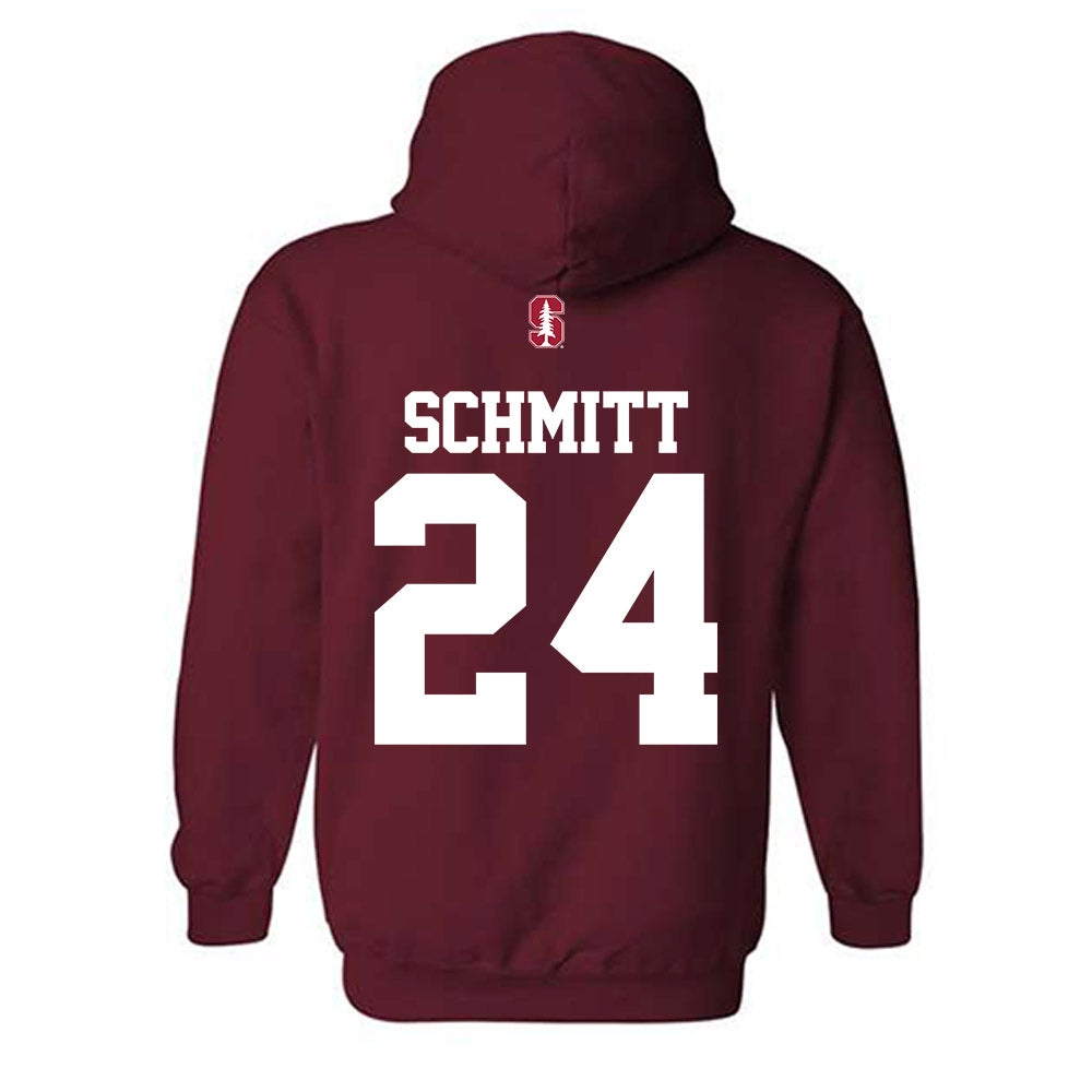 Stanford - NCAA Men's Volleyball : Kai Schmitt - Classic Shersey Hooded Sweatshirt-1