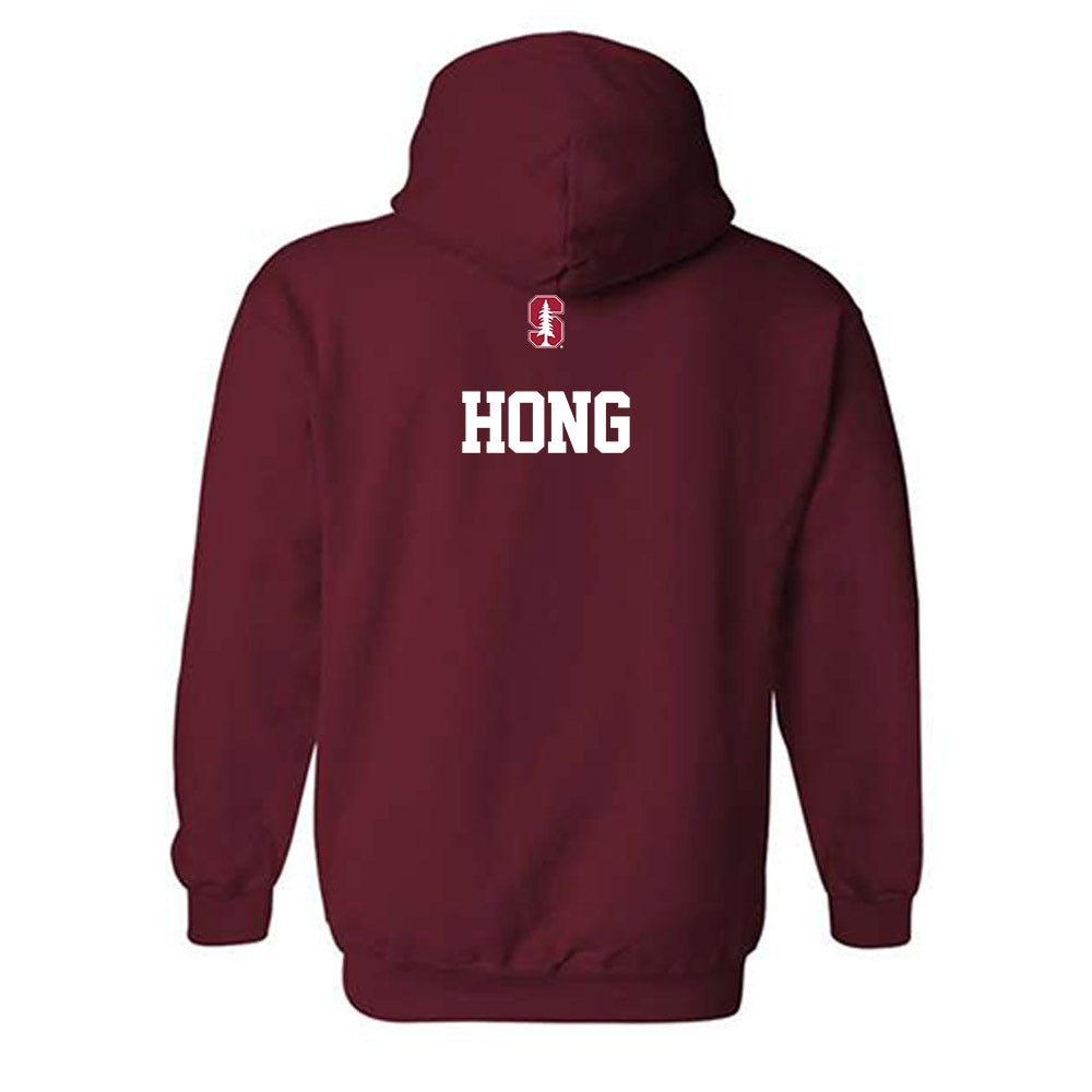 Stanford - NCAA Men's Gymnastics : Xander Hong - Classic Shersey Hooded Sweatshirt-1