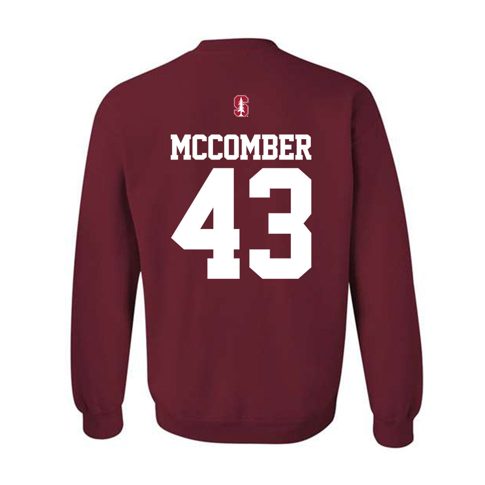 Stanford - NCAA Football : Landon McComber - Classic Shersey Crewneck Sweatshirt-1