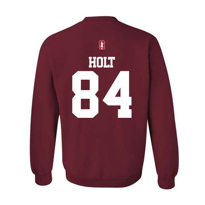 Stanford - NCAA Football : Ethan Holt - Classic Shersey Crewneck Sweatshirt-1
