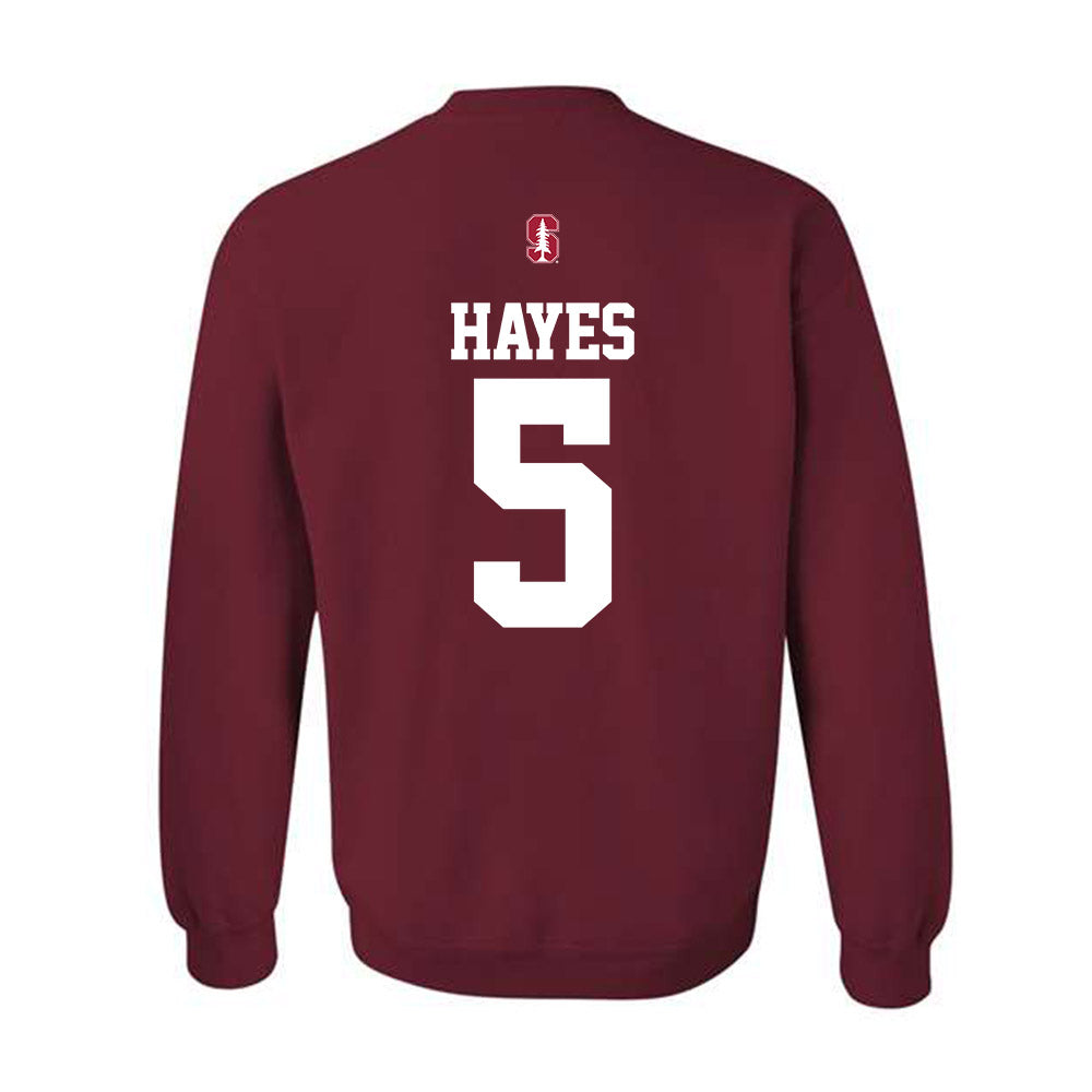 Stanford - NCAA Baseball : Rashad Hayes - Classic Shersey Crewneck Sweatshirt-1