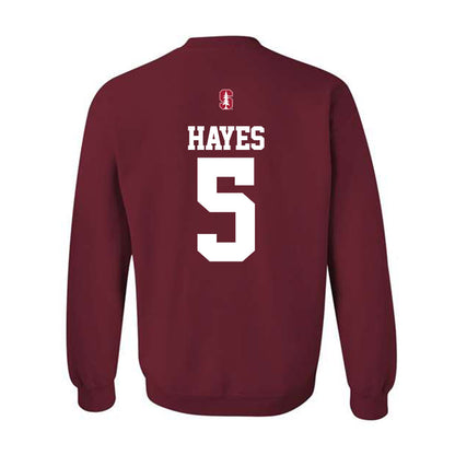 Stanford - NCAA Baseball : Rashad Hayes - Classic Shersey Crewneck Sweatshirt-1