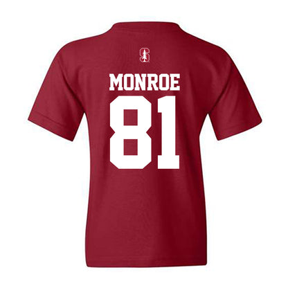 Stanford - NCAA Football : Marcus Monroe - Classic Shersey Youth T-Shirt-1