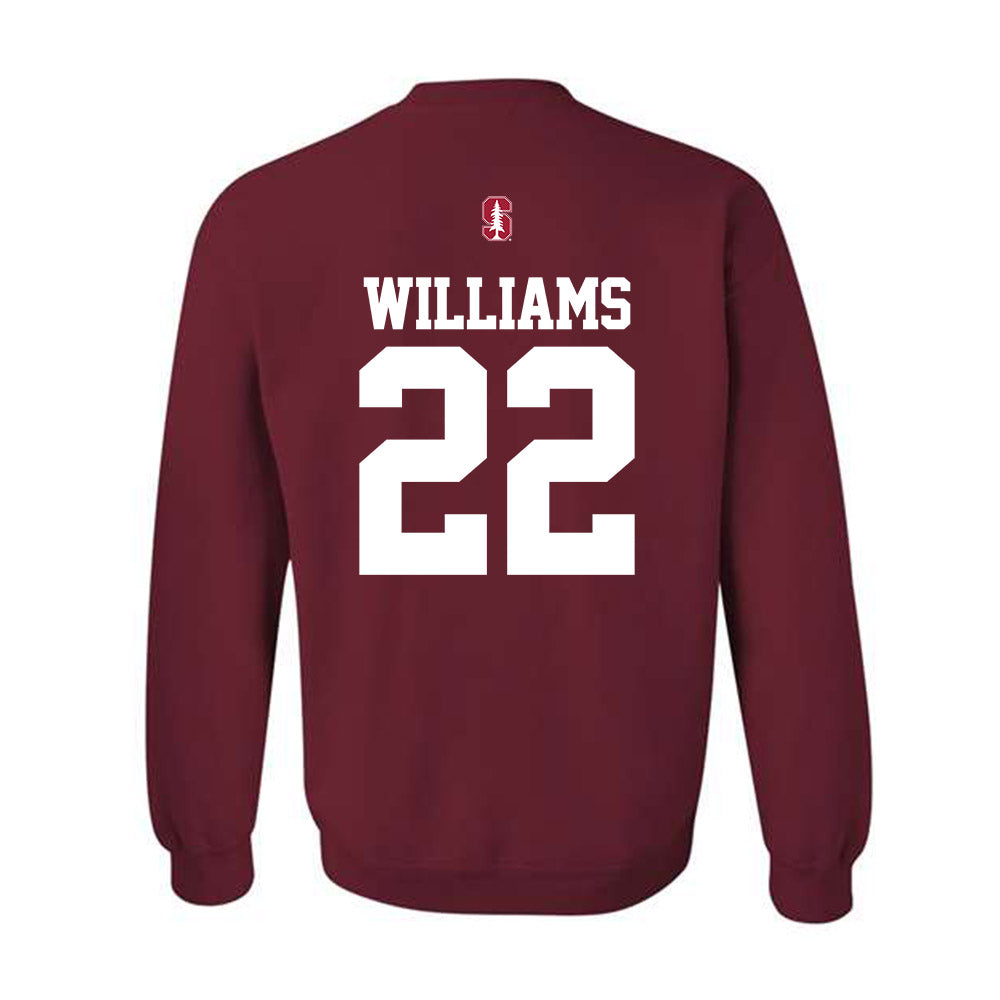 Stanford - NCAA Women's Lacrosse : Peep Williams - Classic Shersey Crewneck Sweatshirt-1
