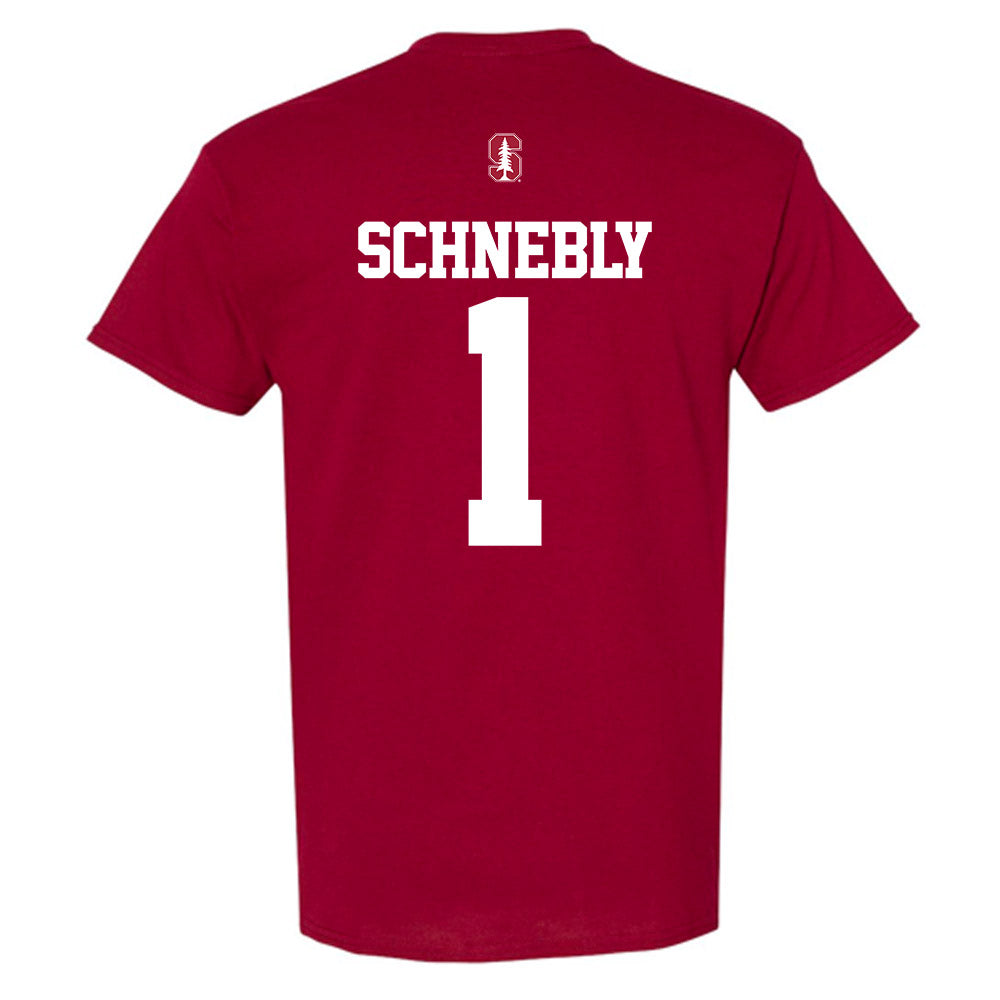 Stanford - NCAA Men's Soccer : Rowan Schnebly - Classic Shersey T-Shirt-1