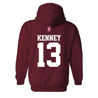 Stanford - NCAA Football : Emmet Kenney - Classic Shersey Hooded Sweatshirt-1