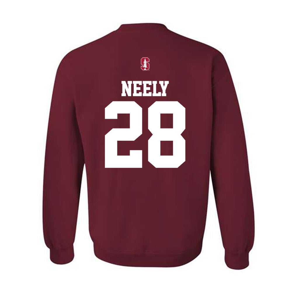 Stanford - NCAA Football : Sam Neely - Classic Shersey Crewneck Sweatshirt-1