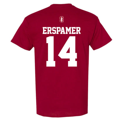 Stanford - NCAA Baseball : Mike Erspamer - Classic Shersey T-Shirt-1