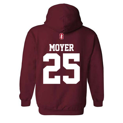 Stanford - NCAA Men's Soccer : Joe Moyer - Classic Shersey Hooded Sweatshirt-1