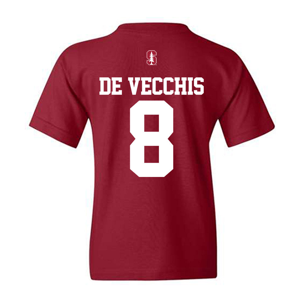 Stanford - NCAA Men's Water Polo : Simone De Vecchis - Classic Shersey Youth T-Shirt-1