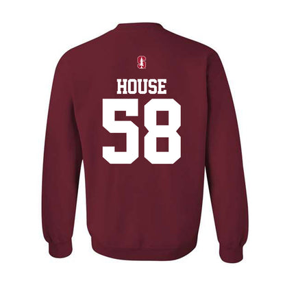 Stanford - NCAA Football : kahlil house - Classic Shersey Crewneck Sweatshirt-1