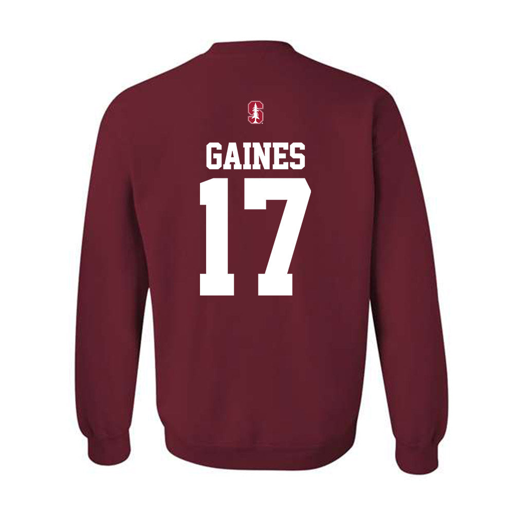 Stanford - NCAA Football : Omari Gaines - Classic Shersey Crewneck Sweatshirt-1