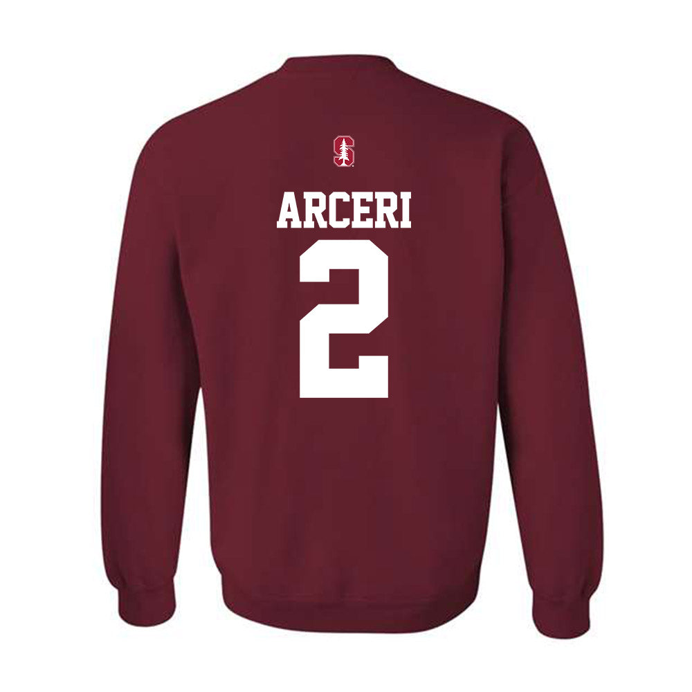 Stanford - NCAA Women's Lacrosse : Ava Arceri - Classic Shersey Crewneck Sweatshirt-1