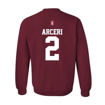 Stanford - NCAA Women's Lacrosse : Ava Arceri - Classic Shersey Crewneck Sweatshirt-1
