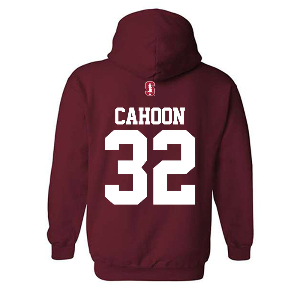 Stanford - NCAA Football : Chase Cahoon - Classic Shersey Hooded Sweatshirt-1