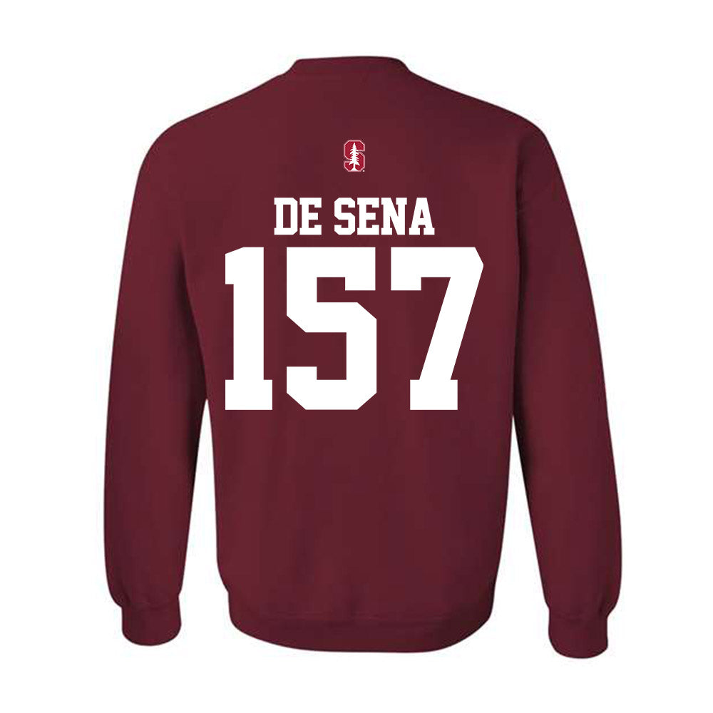 Stanford - NCAA Wrestling : Jack De Sena - Classic Shersey Crewneck Sweatshirt-1
