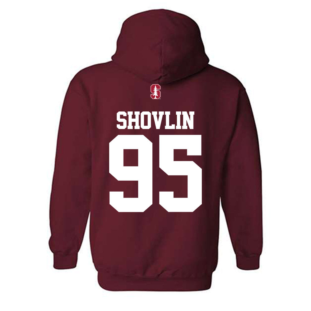 Stanford - NCAA Football : Adam Shovlin - Classic Shersey Hooded Sweatshirt-1