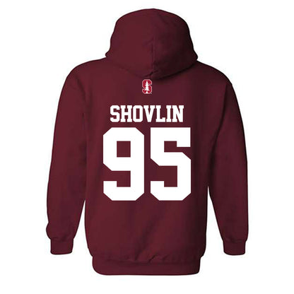 Stanford - NCAA Football : Adam Shovlin - Classic Shersey Hooded Sweatshirt-1