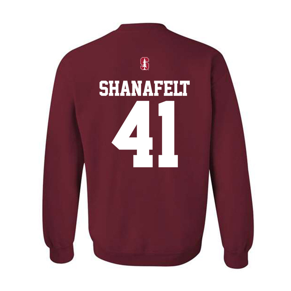 Stanford - NCAA Football : Lucas Shanafelt - Classic Shersey Crewneck Sweatshirt-1