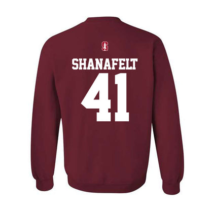 Stanford - NCAA Football : Lucas Shanafelt - Classic Shersey Crewneck Sweatshirt-1