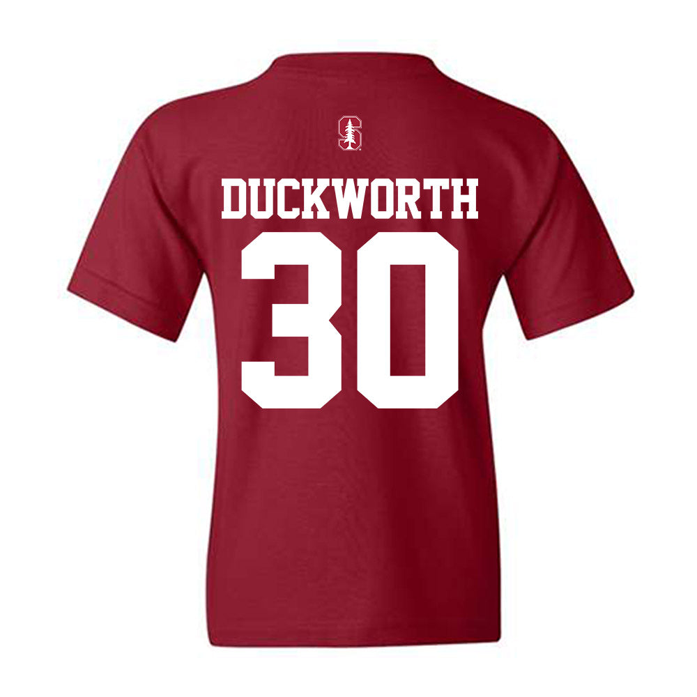 Stanford - NCAA Football : Jack Duckworth - Classic Shersey Youth T-Shirt-1