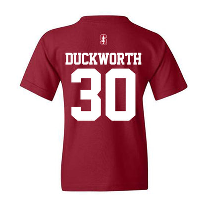 Stanford - NCAA Football : Jack Duckworth - Classic Shersey Youth T-Shirt-1