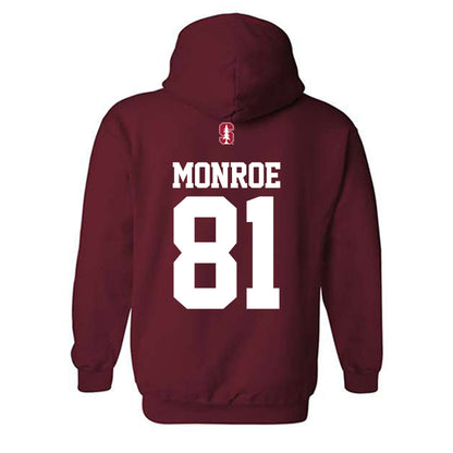 Stanford - NCAA Football : Marcus Monroe - Classic Shersey Hooded Sweatshirt-1