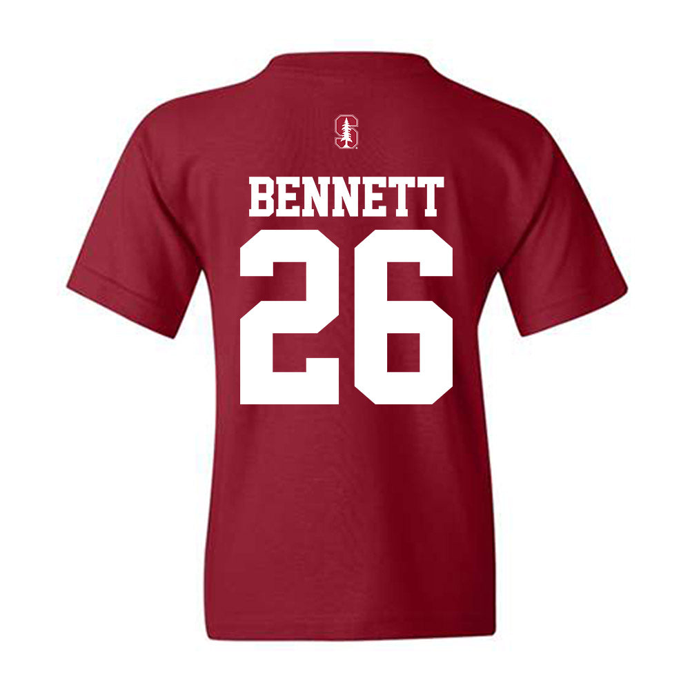 Stanford - NCAA Men's Soccer : Brad Bennett - Classic Shersey Youth T-Shirt-1
