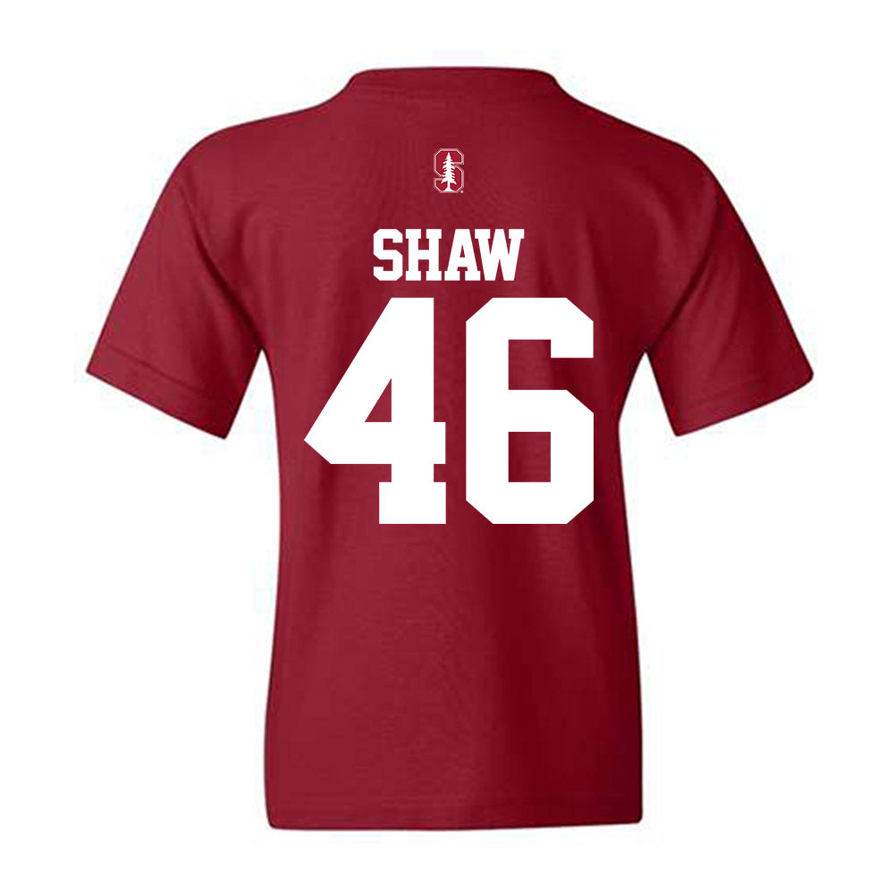 Stanford - NCAA Baseball : Andrew Shaw - Classic Shersey Youth T-Shirt-1