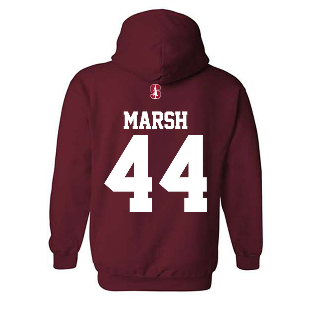 Stanford - NCAA Baseball : Quinten Marsh - Classic Shersey Hooded Sweatshirt-1