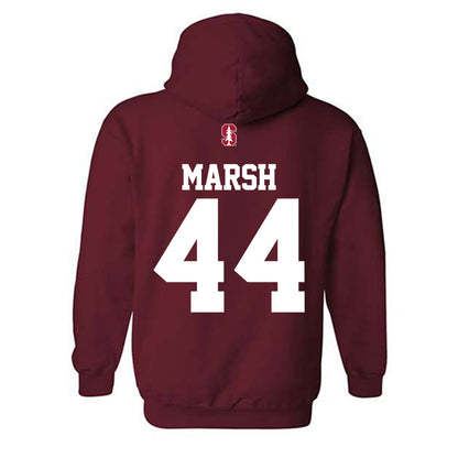 Stanford - NCAA Baseball : Quinten Marsh - Classic Shersey Hooded Sweatshirt-1
