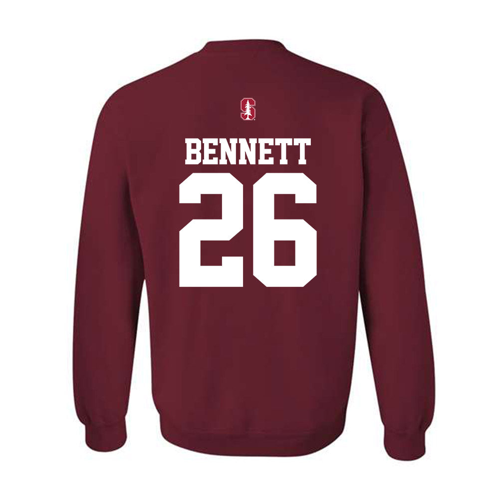Stanford - NCAA Men's Soccer : Brad Bennett - Classic Shersey Crewneck Sweatshirt-1