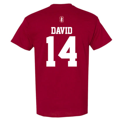 Stanford - NCAA Baseball : Sebastian David - Classic Shersey T-Shirt-1