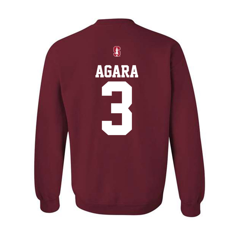 Stanford - NCAA Women's Basketball : Nunu Agara - Classic Shersey Crewneck Sweatshirt-1