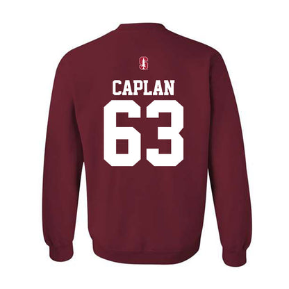 Stanford - NCAA Football : Carson Caplan - Classic Shersey Crewneck Sweatshirt-1